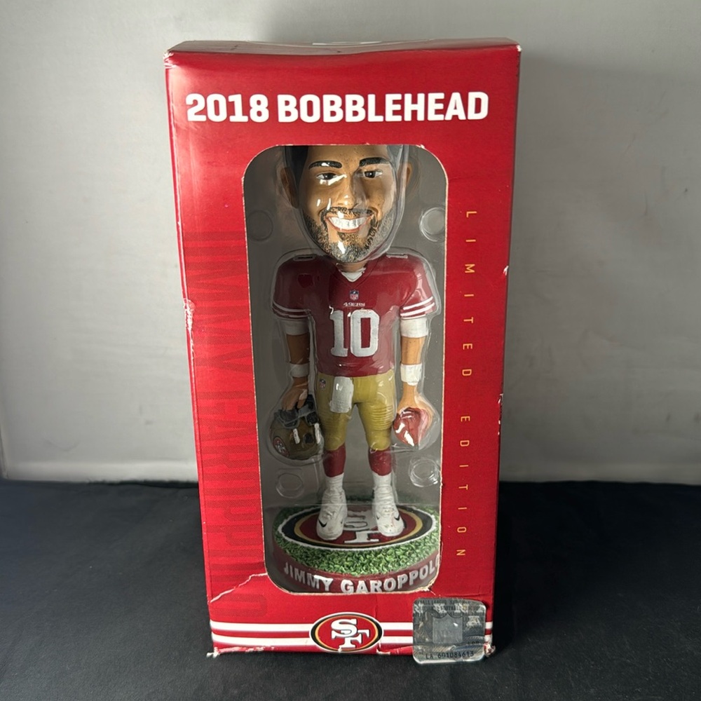 NFL jimmy garoppolo san francisco 49ers 2018 bobble head limited edition